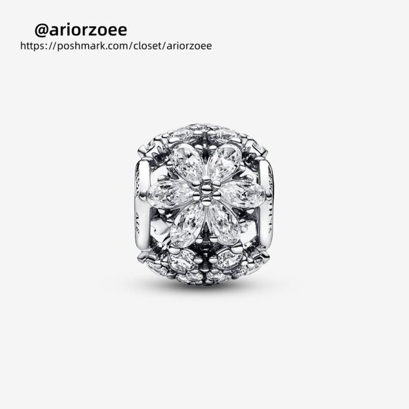 Pandora Sparkling Herbarium Cluster Round Charm|Pendant - Picture 2 of 5